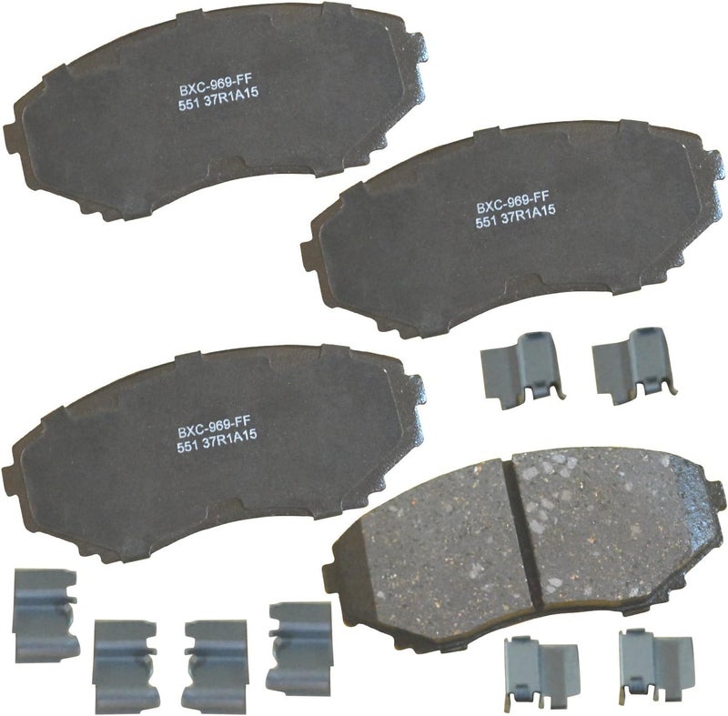 Bendix Premium SBC551 Ceramic Front Brake Pads for Mazda MPV 1998-1992, MPV 2002-2000 - Image 1